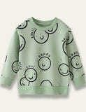 Happy Smile Cotton Sweatshirt - Mini Taylor