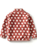 Heart Printing Polar Fleece Jacket - Mini Taylor