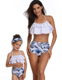 High Waist Ruffled Family Matching Swim Suit - Mini Taylor