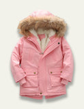 Hooded Pocket Cotton Coat - Mini Taylor