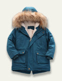 Hooded Pocket Cotton Coat - Mini Taylor