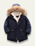 Hooded Pocket Cotton Coat - Mini Taylor