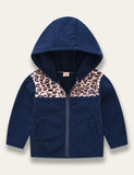 Leopard Patchwork Polar Fleece Coat - Mini Taylor