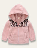 Leopard Patchwork Polar Fleece Coat - Mini Taylor