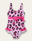 Leopard Print One Piece Swimsuit - Mini Taylor