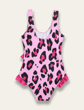 Leopard Print One Piece Swimsuit - Mini Taylor