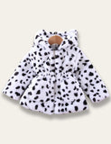 Leopard Print Plush Thick Coat - Mini Taylor