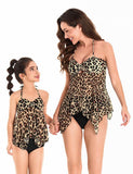 Leopard Printed Family Matching Swim Suit - Mini Taylor