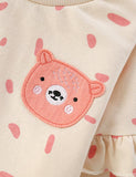 Little Bear Appliqué Polka Dot Sweatshirt - Mini Taylor