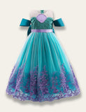 Mermaid Lace Princess Party Dress - Mini Taylor