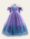 Mermaid Lace Princess Party Dress - Mini Taylor