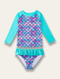 Mermaid Print Swim Suit - Mini Taylor