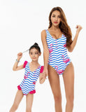 Mom & Me Flamingo Famliy Matching One Piece Swimsuit