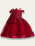 One-shoulder Bow Tulle Dress - Mini Taylor