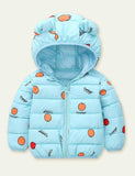 Orange Printed down Jacket - Mini Taylor