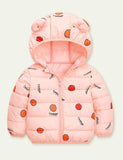 Orange Printed down Jacket - Mini Taylor