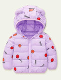 Orange Printed down Jacket - Mini Taylor