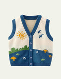 Pastoral Style Cardigan Vest - Mini Taylor