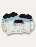 Patchwork Star Family Matching Sweatshirt - Mini Taylor