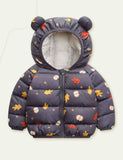 Pattern Print Cotton-Padded Jacket - Mini Taylor