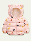 Pattern Print Cotton-Padded Jacket - Mini Taylor