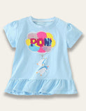 Penguin Print Sequin T-shirt - Mini Taylor