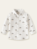 Penguin Printed Long Sleeve Shirt - Mini Taylor