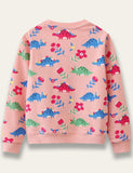 Pink Dinosaur Print Sweatshirt - Mini Taylor