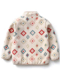 Printed Checks Polar Fleece Jacket - Mini Taylor