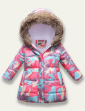 Printed Hooded Cotton Coat - Mini Taylor