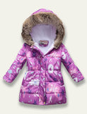 Printed Hooded Cotton Coat - Mini Taylor