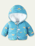 Printing plus Velvet Cotton-Padded Jacket - Mini Taylor