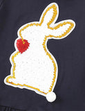 Rabbit Sequin Appliqué T-shirt - Mini Taylor