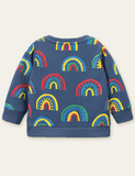 Rainbow Circle Printed Sweatshirt - Mini Taylor