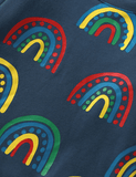 Rainbow Circle Printed Sweatshirt - Mini Taylor