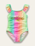 Rainbow One Piece Swimsuit - Mini Taylor