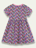 Rainbow Strawberry Printed Dress - Mini Taylor