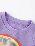 Rainbow Unicorn Printed Sweatshirt - Mini Taylor