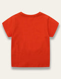 Red Tiger Print T-shirt - Mini Taylor