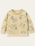 Sweatshirt mit Running Rabbit-Print