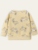 Running Rabbit Printed Sweatshirt - Mini Taylor