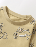 Running Rabbit Printed Sweatshirt - Mini Taylor