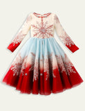 Snowflake Embroidered Princess Dress - Mini Taylor