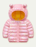Solid Color Glossy down Jacket - Mini Taylor