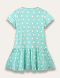 Spring Sika Deer Appliqué Dress - Mini Taylor