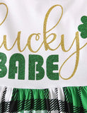 St. Patrick's Day Flared Plaid Dress Set - Mini Taylor