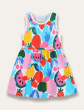 Summer Watermelon Sleeveless Dress