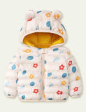 Today Only - Cartoon Printed down Cotton-Padded Jacket - Mini Taylor