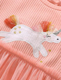 Unicorn Appliqué Tulle Dress - Mini Taylor