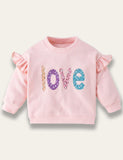 Valentine's Day Long Sleeve Sweatshirt - Mini Taylor